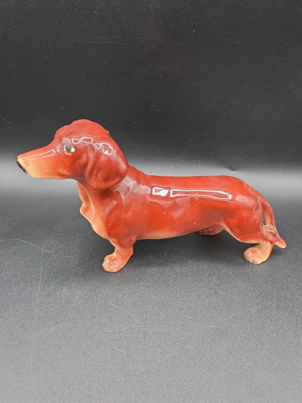 Vintage Japan Dachshund Dog Figurine